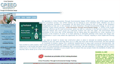 Desktop Screenshot of cptedsecurity.com